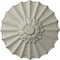 Ekena Millwork Shakuras Ceiling Medallion (Fits Canopies up to 1 3/8"), 9"OD x 1 3/8"P, Pot of Cream Crackle CM09SHPCC - alternate 1